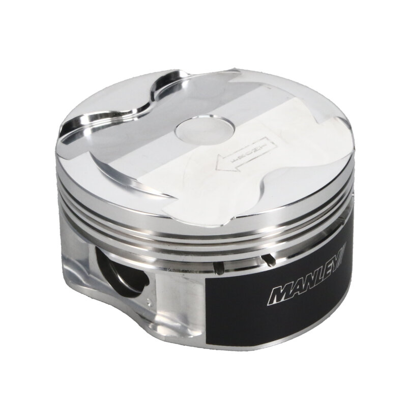 Ford Coyote Piston Set - Manley Performance - Platinum Series, 3.662in Bore, 11:1 CR, +1cc Dish - `18-`27
